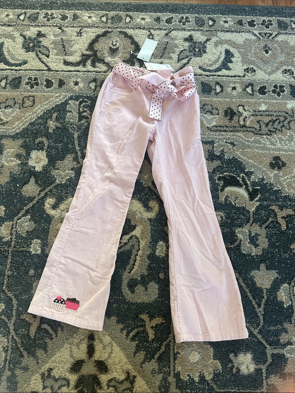 Girls Pink Pants with adj waist Sweeter Than Chocolate size 6 girls NEW